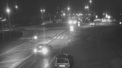 Křižovatka ulic Velká Dlážka a Polní