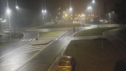 Křižovatka ulic Velká Dlážka a Polní