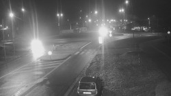 Křižovatka ulic Velká Dlážka a Polní