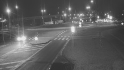 Křižovatka ulic Velká Dlážka a Polní