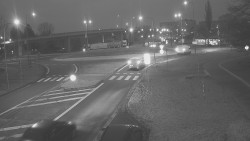 Křižovatka ulic Velká Dlážka a Polní