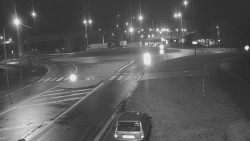 Křižovatka ulic Velká Dlážka a Polní