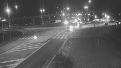 Křižovatka ulic Velká Dlážka a Polní