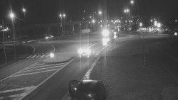 Křižovatka ulic Velká Dlážka a Polní