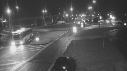 Křižovatka ulic Velká Dlážka a Polní