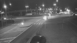 Křižovatka ulic Velká Dlážka a Polní