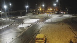 Křižovatka ulic Velká Dlážka a Polní