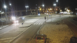 Křižovatka ulic Velká Dlážka a Polní