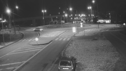 Křižovatka ulic Velká Dlážka a Polní