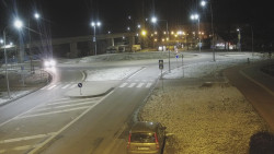 Křižovatka ulic Velká Dlážka a Polní