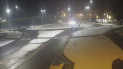 Křižovatka ulic Velká Dlážka a Polní