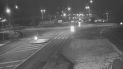 Křižovatka ulic Velká Dlážka a Polní