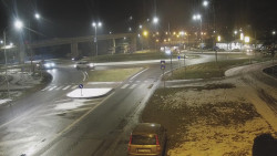 Křižovatka ulic Velká Dlážka a Polní