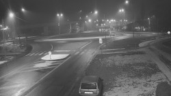 Křižovatka ulic Velká Dlážka a Polní