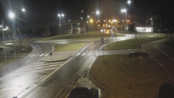 Křižovatka ulic Velká Dlážka a Polní