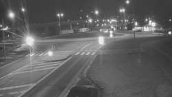 Křižovatka ulic Velká Dlážka a Polní