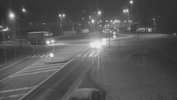 Křižovatka ulic Velká Dlážka a Polní