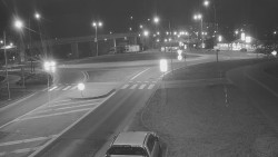 Křižovatka ulic Velká Dlážka a Polní