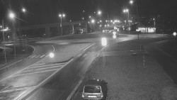 Křižovatka ulic Velká Dlážka a Polní