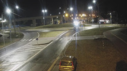 Křižovatka ulic Velká Dlážka a Polní