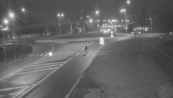 Křižovatka ulic Velká Dlážka a Polní