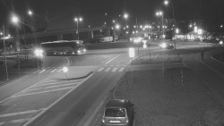 Křižovatka ulic Velká Dlážka a Polní