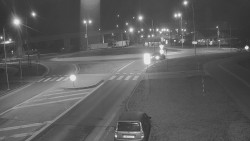 Křižovatka ulic Velká Dlážka a Polní