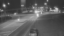 Křižovatka ulic Velká Dlážka a Polní