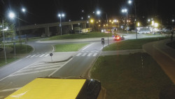 Křižovatka ulic Velká Dlážka a Polní