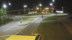 Křižovatka ulic Velká Dlážka a Polní