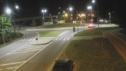 Křižovatka ulic Velká Dlážka a Polní