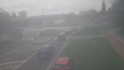 Křižovatka ulic Velká Dlážka a Polní