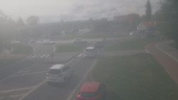 Křižovatka ulic Velká Dlážka a Polní