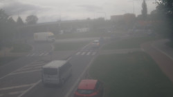 Křižovatka ulic Velká Dlážka a Polní