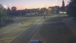 Skrzyżowanie ulic Velká Dlážka i Polní