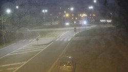 Křižovatka ulic Velká Dlážka a Polní