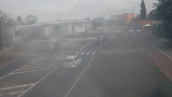 Skrzyżowanie ulic Velká Dlážka i Polní