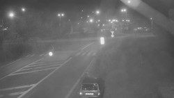 Křižovatka ulic Velká Dlážka a Polní
