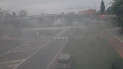 Křižovatka ulic Velká Dlážka a Polní
