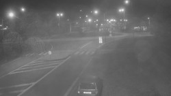Křižovatka ulic Velká Dlážka a Polní