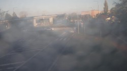 Křižovatka ulic Velká Dlážka a Polní