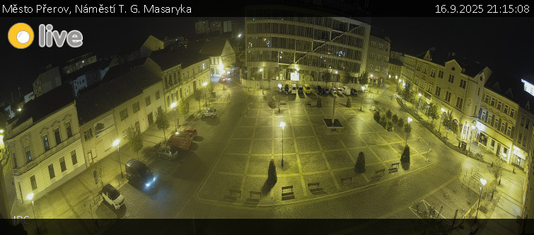 Město Přerov - Náměstí T. G. Masaryka - 16.9.2025 v 21:15