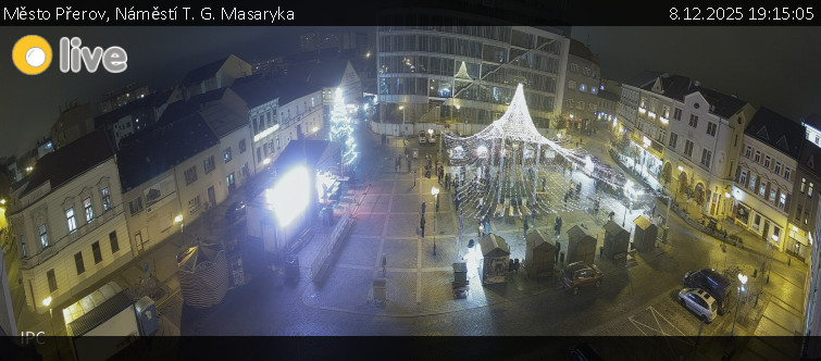 Město Přerov - Náměstí T. G. Masaryka - 8.12.2025 v 19:15