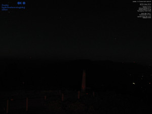 Lysá hora - Pohled na jihozápad, Smrk - 15.6.2025 v 01:00