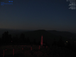 Lysá hora - Pohled na jihozápad, Smrk - 15.6.2025 v 03:15