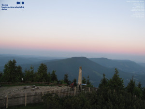 Lysá hora - Pohled na jihozápad, Smrk - 15.6.2025 v 04:45