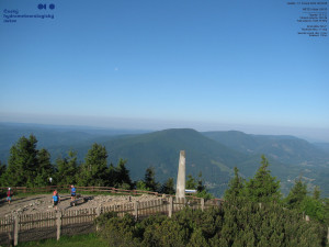 Lysá hora - Pohled na jihozápad, Smrk - 15.6.2025 v 07:00