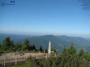 Lysá hora - Pohled na jihozápad, Smrk - 15.6.2025 v 07:15