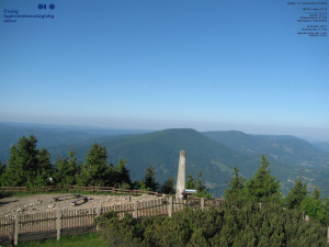 Lysá hora - Pohled na jihozápad, Smrk - 15.6.2025 v 07:30