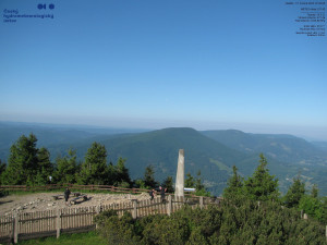 Lysá hora - Pohled na jihozápad, Smrk - 15.6.2025 v 07:45
